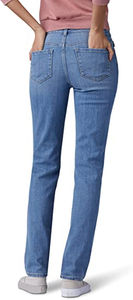 กางเกงยีนส์เดนิมทรงตรงเอวสูง ระบายอากาศได้ดี สไตล์ลำลอง สำหรับผู้หญิง ปี 2025 รุ่น Colombianos ช่วยยกกระชับสะโพก ควบคุมหน้าท้อง ความยาวระดับข้อเท้า - Product Image 5