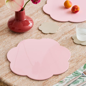 High Quality Lacquer <b>Pink</b> Placemat Handmade Vietnam Decorative Dining Table Mat Luxury <b>Home</b> <b>Decor</b> Tableware Direct Factory - Product Image 2
