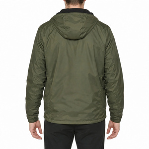 Men's Orange Waterproof <b>Hooded</b> <b>Rain</b> <b>Jacket</b> Casual Outdoor Wear Polyester Material Hiking Camping Use - Product Image 2