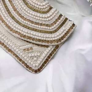 Sac à main de luxe traditionnel indien, multicolore, orné de perles en verre de cristal, artisanat durable, accessoires de mode haut de gamme - Product Image 6