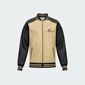Chaqueta Bomber Deportiva de Satén con Logotipo Personalizado, Chaqueta Universitaria de Béisbol, Chaqueta Varsity Hip Hop de Satén para Hombre - Product Image 2