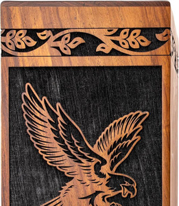 Urnes funéraires modernes en bois naturel de style américain, faites à la main, décoratives pour hommes et femmes, à prix abordable – Meilleures ventes - Product Image 4