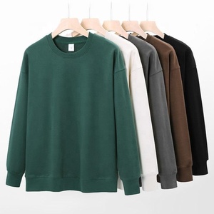 Haute qualité 530gsm 100% coton pré-rétréci pull sweat lourd Logo personnalisé essentiel unisexe pour hommes plaine teint hiver - Product Image 2