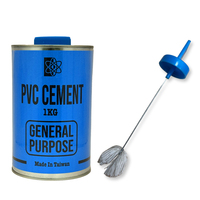 Colle liquide en PVC durable à usage général, séchage rapide, résistante au gel, pour l'assemblage de tuyaux rigides en PVC, construction certifiée SGS