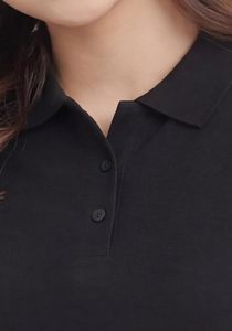 เสื้อโปโลแขนสั้นแฟชั่นสำหรับผู้หญิง สวมใส่สบายในช่วงฤดูร้อน เหมาะสำหรับใส่ทำงาน - Product Image 3