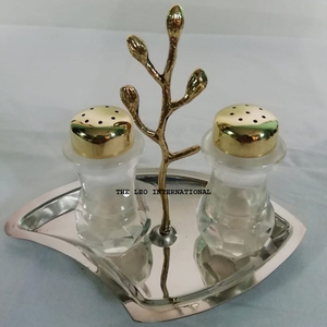 <b>Kitchen</b> Salt Pepper Shaker All Seasonings Use With Luxury Stand Stainless Steel Metal <b>Kitchen</b> <b>Tools</b> & <b>Gadgets</b> - Product Image 6