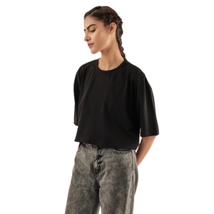 Chemise courte tendance pour femmes, en coton mélangé respirant, coupe confortable, design élégant pour les tenues de tous les jours et les looks modernes - Product Image 5