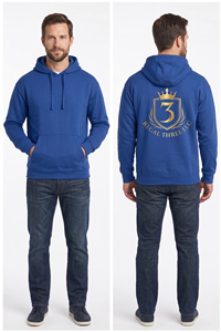 Sudadera con capucha gruesa de forro polar, estilo streetwear, extragrande, para hombre, con hombros caídos y estampado. - Product Image 3