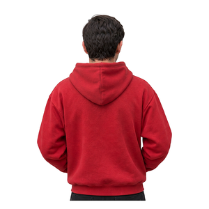 Sudadera con capucha de algodón premium de peso pesado, estilo urbano, ropa personalizada de marca privada para marcas de ropa y minoristas - Product Image 2