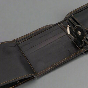 Best Selling Short <b>Leather</b> <b>Purse</b> <b>Men</b>’s Wallet PU <b>Leather</b> Wallet Compact Bifold Pocket Wallet Multiple Card Slots Cash - Product Image 4
