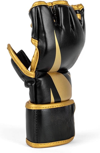 ถุงมือหนังครึ่งนิ้วสำหรับผู้ชายผู้หญิงระบายอากาศได้ดีกันลมถุงมือบุนวมกันลื่นด้านในสำหรับฝึกมวยไทย - Product Image 2