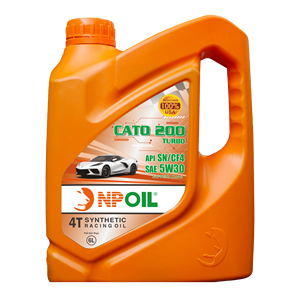 Huile moteur synthétique NPOIL CATO 200 TURBO 5W30 4L 5L 6L haute qualité Vietnam - Product Image 5