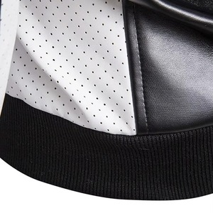 Casual Winter <b>Men's</b> Matte PU Leather <b>Jacket</b> Factory Price Logo on Front for Motor <b>Cycle</b> Bike - Product Image 4