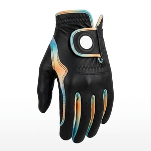 Gant de golf en cuir Cabretta personnalisé de qualité supérieure, ajustement ergonomique, confort respirant, main gauche, fabricant mondial OEM ODM - Product Image 2