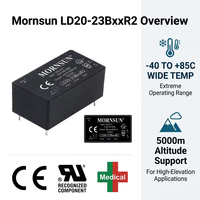 LD20-23B24R2 20W 24V 0.83A 24V DC Güç Kaynağı AC'den DC'ye Dönüştürücü 24V Güç DIN Ray Modülü