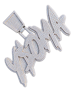 Pendentif Lettre YSOMA en Argent Sterling de Haute Qualité, Moissanite Personnalisée Sertie Griffe, Style Hip Hop Entièrement Sertie, pour Rapper, Fête, Inde - Product Image 1