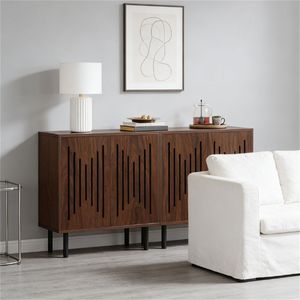 Mueble para Cubiertos de Gran Capacidad, Almacenamiento de Vajilla para Sala de Estar, Aparador con Organizador de Cubiertos - Product Image 3