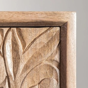 Vandana Hexa Terra - Mueble de Madera Tallado a Mano - Product Image 5