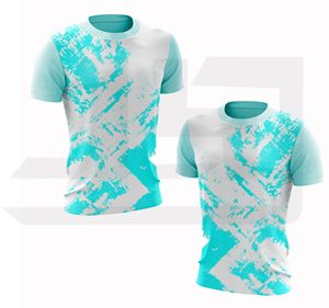 Camiseta Deportiva de Manga Corta con Logotipo Personalizado en la Parte Delantera, Duradera, de Alto Rendimiento, 100% Algodón, Transpirable, de Secado Rápido, para Clubes Escolares - Product Image 5