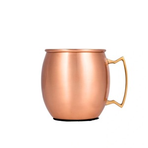 Pure Copper Drinking Mug Handmade Polished Finish Copper Coffee Tea Mug Drinkware by Madiha Art and Crafts - Product Image 1