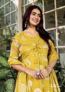 Conjunto de Kurta de Algodón para Mujer, Suministro al por Mayor, Ropa Tradicional al Mejor Precio al por Mayor - Product Image 2