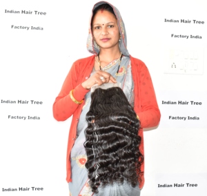 Cheveux humains naturels pour femmes, non traités chimiquement, avec double cuticule alignée, closure HD 7*7, ondulés, vente en gros - Product Image 6