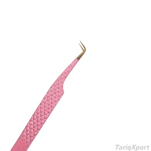 Pinzas Profesionales de Acero Inoxidable para Extensión de Pestañas, Punta Fina de Precisión, Alta Calidad, Empaque Personalizable - Product Image 4