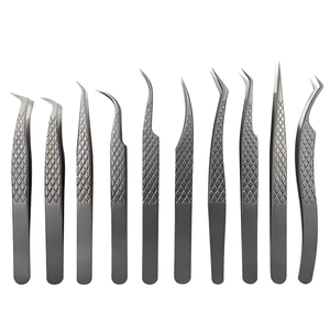 Juego de Pinzas de Punta de Fibra de Acero Inoxidable de Alta Precisión, Herramientas Profesionales Antimagnéticas para Belleza y Reparación - Product Image 4