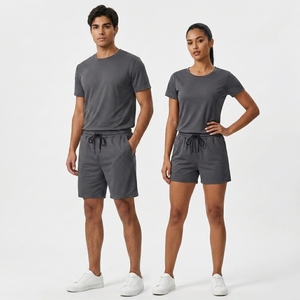 Ensemble court personnalisé 2 pièces de haute qualité : t-shirt de sport et short en polyester, coupe ajustée, jersey personnalisé de qualité supérieure. - Product Image 4