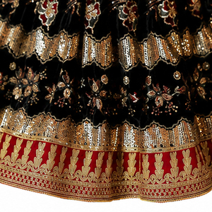 Vestido Afgano Kuchi de Chifón para Mujer, Bordado, Largo hasta el Suelo, Costura Tradicional, Lavable, Hecho a Mano, Vestidos Culturales Afganos - Product Image 4