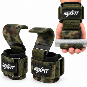 Ganchos de Agarre Resistentes para Levantamiento de Pesas, Asistencia de Agarre para Entrenamiento con Pesas, Fabricante de Marca Privada para Gimnasios, Fitness, Entrenamiento de Fuerza - Product Image 1