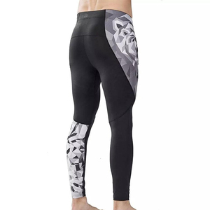 Wholesale Top Quality <b>Men's</b> Compression Workout Tights Personalized Athletic Training Yoga Pants Cheap <b>Base</b> <b>Layer</b> Leggings - Product Image 6