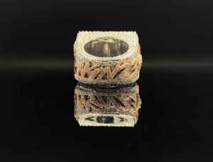 Luxury Men 925 Silver Plated Diamond <b>Ring</b> Round Brilliant Cut Natural Diamonds Gift Jewelry - Product Image 4