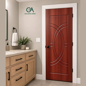 Puerta Interior Moderna de Madera Sólida con Acabado para Dormitorio, Apartamento o Villa - Product Image 3