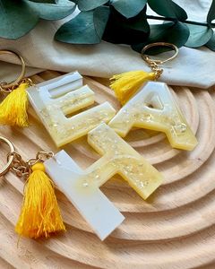 Porte-clés en résine pour cadeaux et artisanat, accessoires de bijoux mignons et tendance, cadeaux légers, porte-clés en résine acrylique pour la maison - Product Image 4