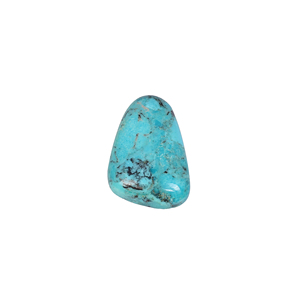 Pierre précieuse naturelle turquoise bleue fantaisie d'Arizona, cabochon, 44,6 carats, 32x23 mm, pour la fabrication de bijoux - Product Image 1