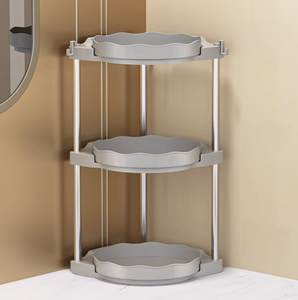 Durable Modern Bathroom Storage Rack No Drill Triangle <b>Wall</b> Mounted Organizer Nail Free <b>Corner</b> <b>Shelf</b> Storage Rack - Product Image 4