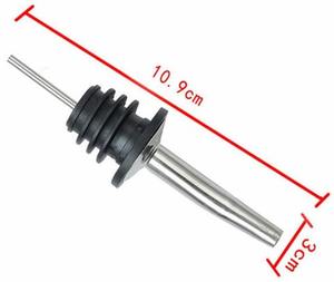 ¡Gran Demanda! Oferta: Vertedor de Silicona y Acero Inoxidable para Botellas de Aceite, Vinagre, Vino y Licores - Accesorios de Bar - Product Image 2