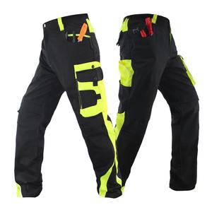 Pantalon cargo en coton respirant, coupe droite, fermeture éclair sécurisée, grandes poches utilitaires et taille ajustable - Product Image 2