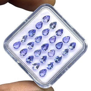 Piedra Preciosa de Tanzanita Natural con Corte en Pera de 4 mm, Lote de Piedras Sueltas de Tanzanita Azul, Precio al por Mayor, Lote a Granel para la Fabricación de Joyas - Product Image 3