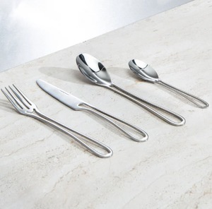 Premium Metal Cutlery <b>Set</b> Modern <b>Spoon</b> <b>Fork</b> <b>Knife</b> Tableware Flatware <b>Set</b> for Hotel Restaurant - Product Image 3