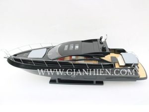 GIA NHIEN CO. LTD Vietnam SUNSEEKER PREDATOR 64 NEGRO, Yate de Madera Ecológico, Modelo Independiente, Hecho a Mano, Decoración Marítima - Product Image 2