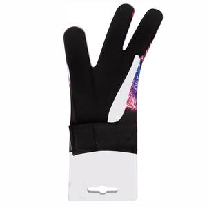 Gants de billard professionnels unisexes respirants en matière douce et très élastique avec sangle de poignet réglable antidérapante pour droitier - Product Image 3