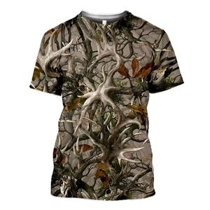 Sweat-shirt de chasse léger et respirant à imprimé sportif, t-shirt de chasse camouflage pour hommes, idéal pour le camping et la chasse - Product Image 1