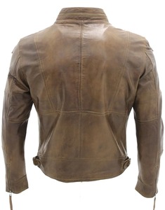 High Quality Genuine Leather Winter Stand Front <b>Biker</b> <b>Jacket</b> Men <b>Vintage</b> Motorcycle Fashion Outerwear Sample Service Available - Product Image 5