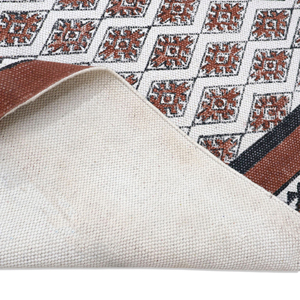 Alfombra de Algodón Textil Colorida, Hecha a Mano, Estilo Bohemio, con Patrón Floral, Ecológica, Apta para Mascotas, de Pelo Corto y Plano, Decoración del Hogar, Estilo Indio - Product Image 6