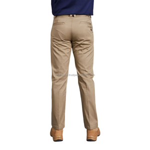 Pantalon de travail pour homme en coton sergé respirant de haute qualité, uniforme de travail industriel robuste personnalisé, pantalon de sécurité, pas cher - Product Image 2