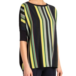 Camisetas de algodón 100% con forro de manga corta para mujer, ropa de calle estampada de talla grande - Product Image 5