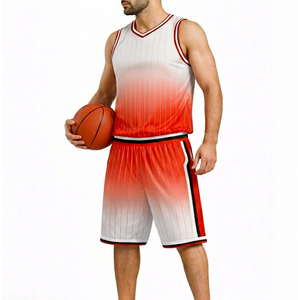Tenue de basketball pour hommes, design personnalisé, couleurs tie-dye, vente chaude, ensemble maillot sans manches et short, uniformes de sport de basketball - Product Image 1