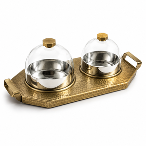 A <b>Striking</b> Three Bowl Serving Arrangement Designed For Effortless Snack Presentation And Organized Tabletop Serving Clear Decor - Product Image 4